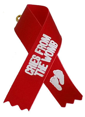 10 Red Ribbon Campaign Memorial Ribbons